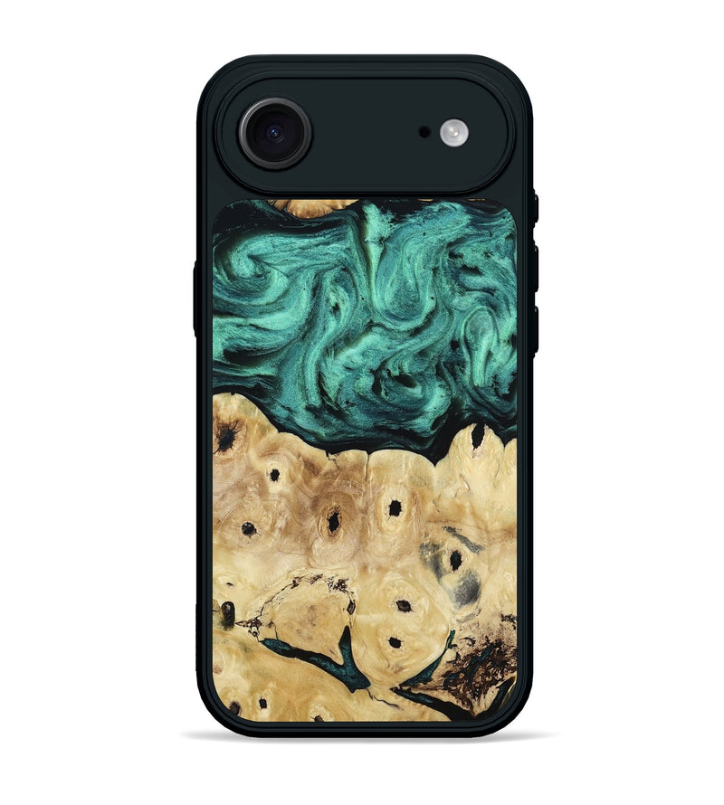iPhone 17 Air Wood Phone Case - Brendon (Green, 813781)