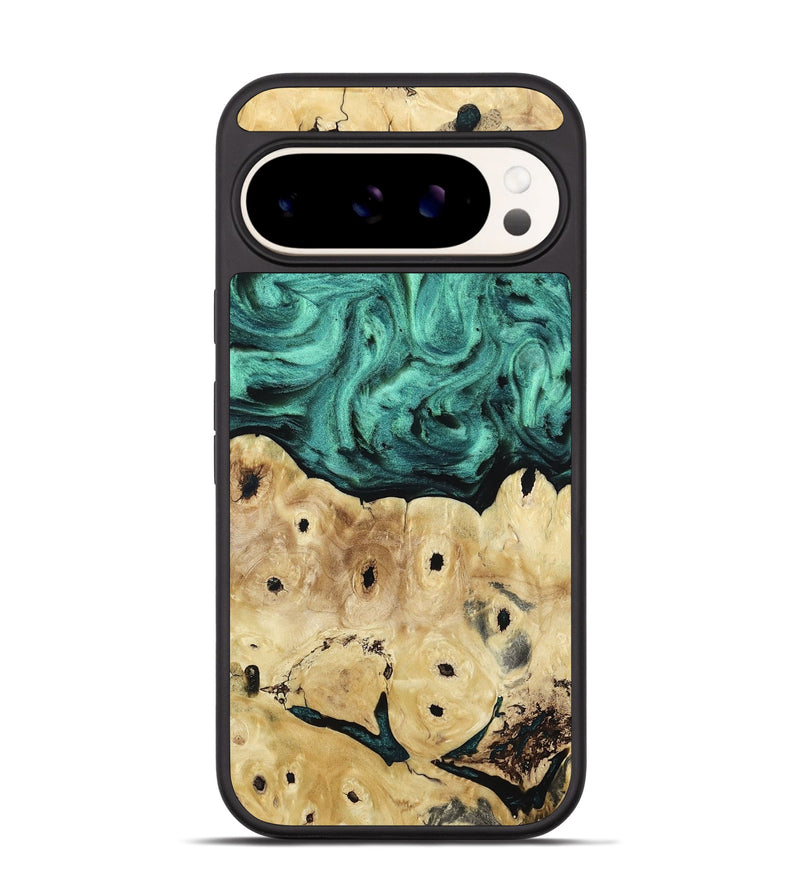 Pixel 9 Wood Phone Case - Brendon (Green, 813781)