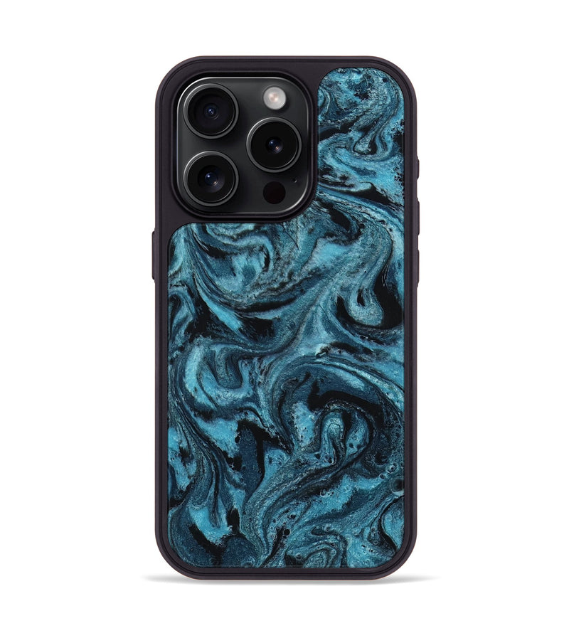 iPhone 15 Pro ResinArt Phone Case - Casen (Blue, 813789)