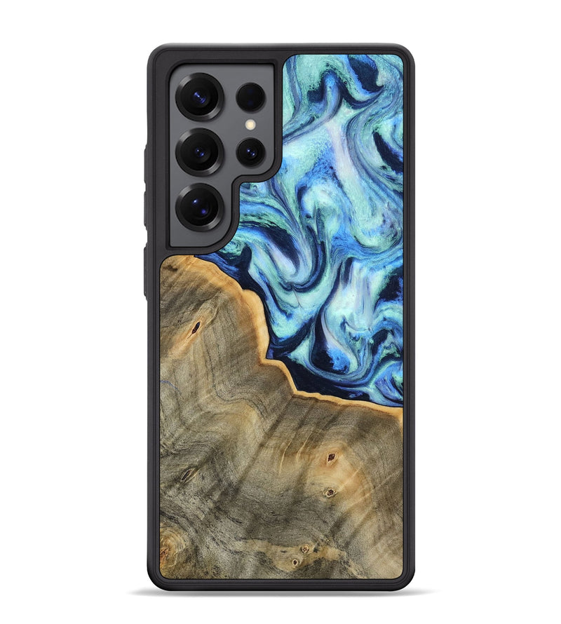 Galaxy S25 Ultra Wood Phone Case - Chad (Blue, 813790)