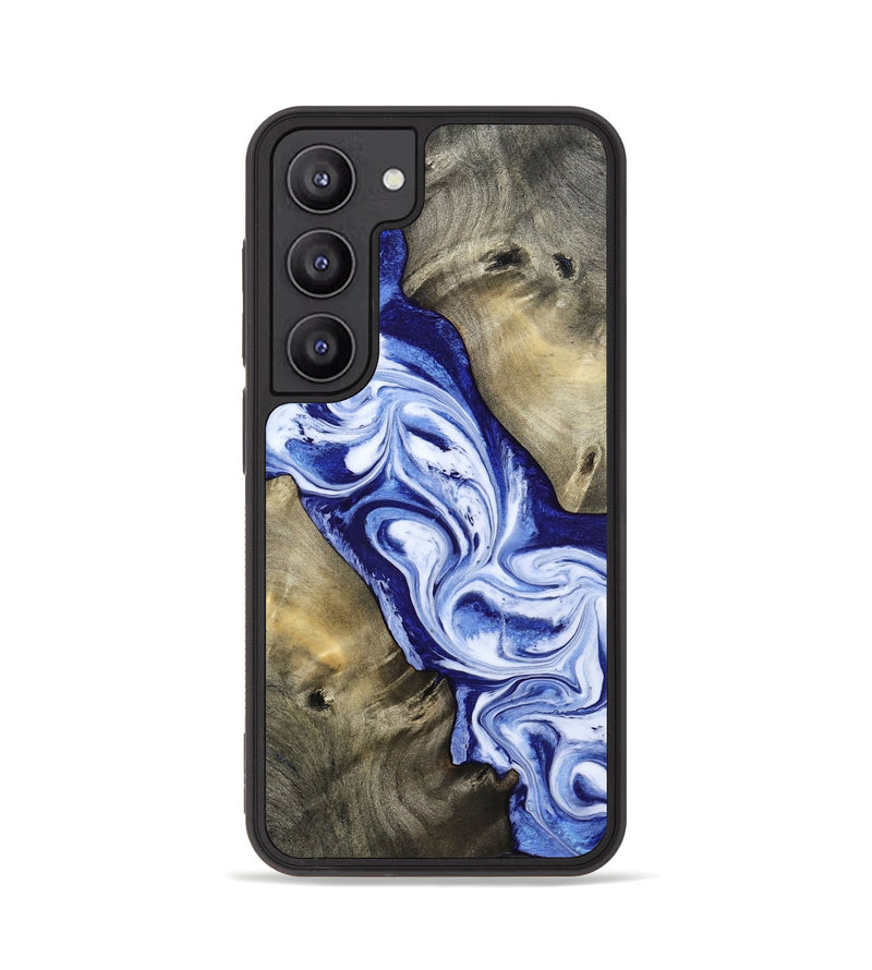 Galaxy S23 Wood Phone Case - Basil (Blue, 813794)
