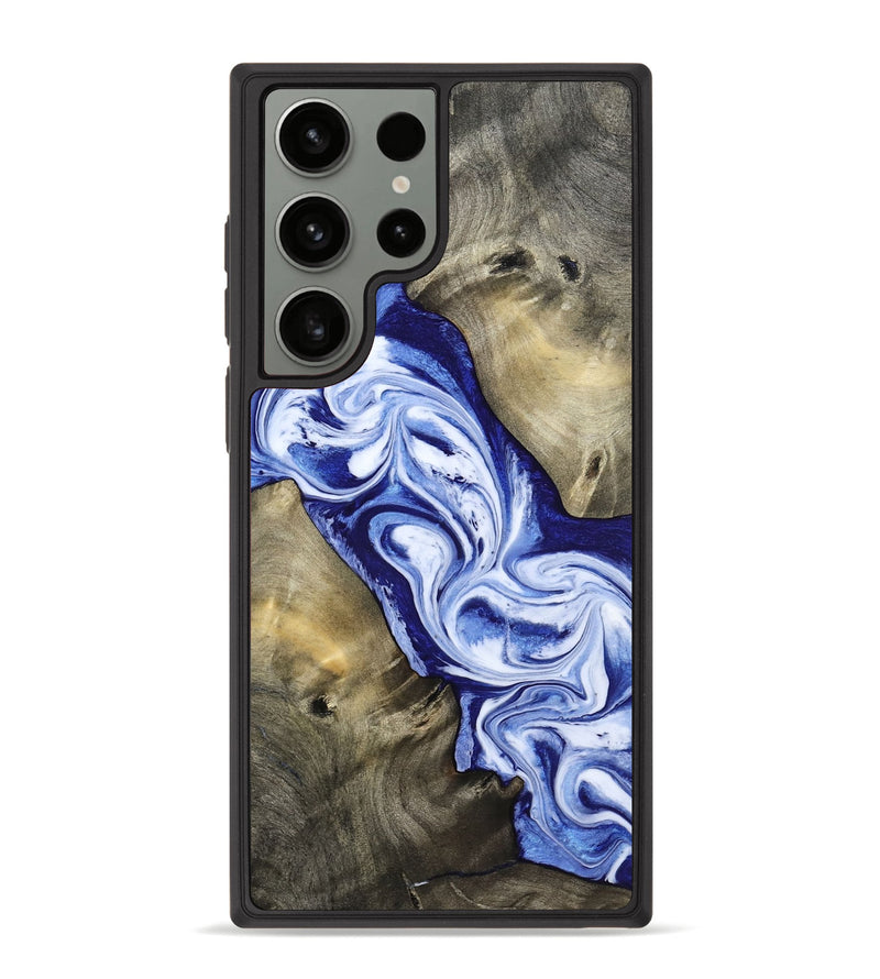 Galaxy S23 Ultra Wood Phone Case - Basil (Blue, 813794)