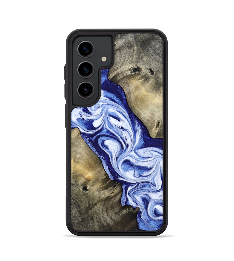 Galaxy S24 Wood Phone Case - Basil (Blue, 813794)