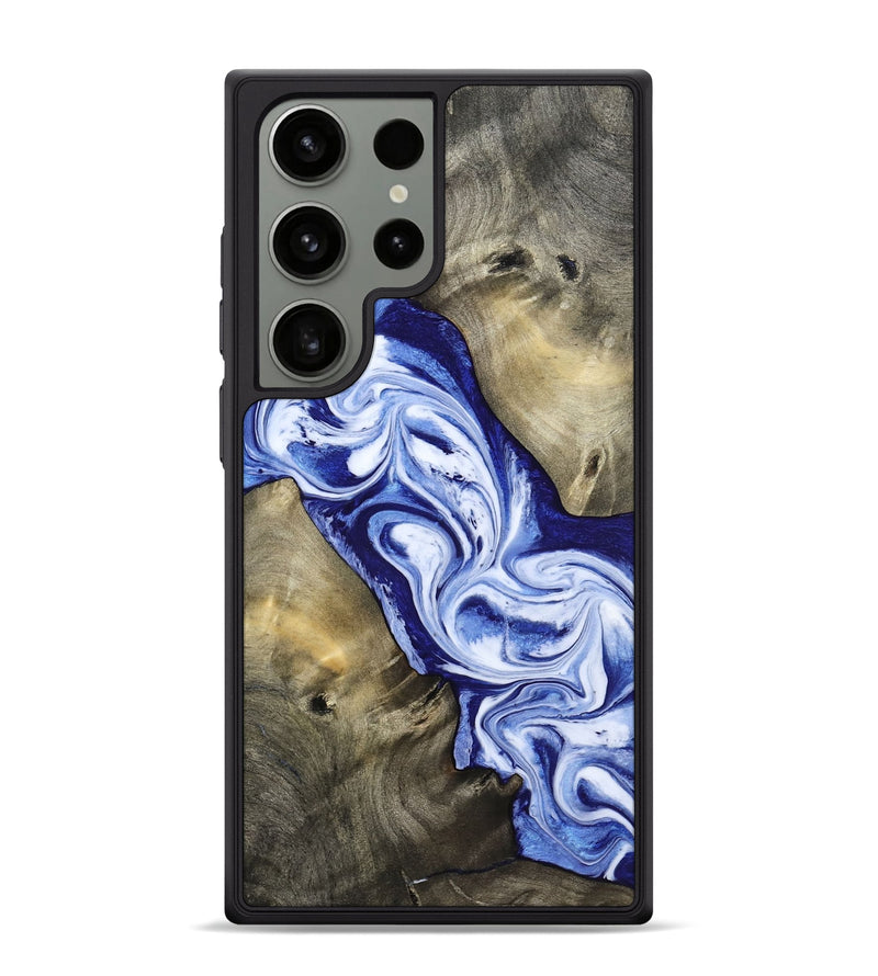 Galaxy S24 Ultra Wood Phone Case - Basil (Blue, 813794)