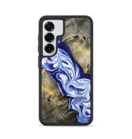Galaxy S25 Wood Phone Case - Basil (Blue, 813794)