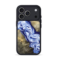 iPhone 17 Pro Wood Phone Case - Basil (Blue, 813794)