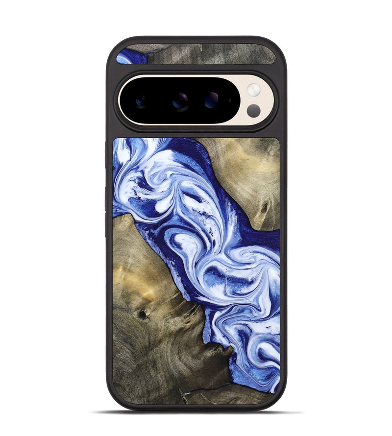 Pixel 10 Wood Phone Case - Basil (Blue, 813794)