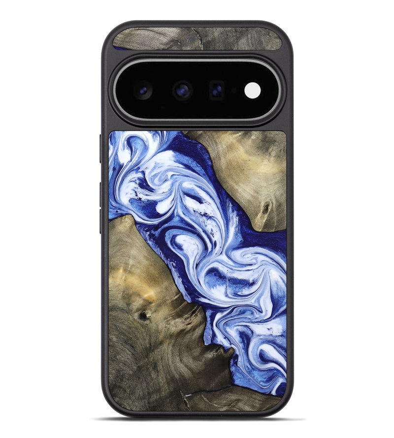 Pixel 11 Pro XL Wood Phone Case - Basil (Blue, 813794)