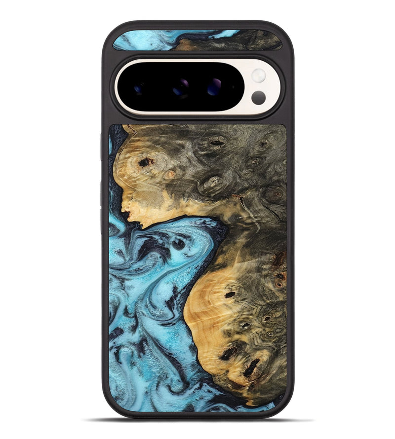 Pixel 10 Pro XL Wood Phone Case - Jaelynn (Blue, 813802)