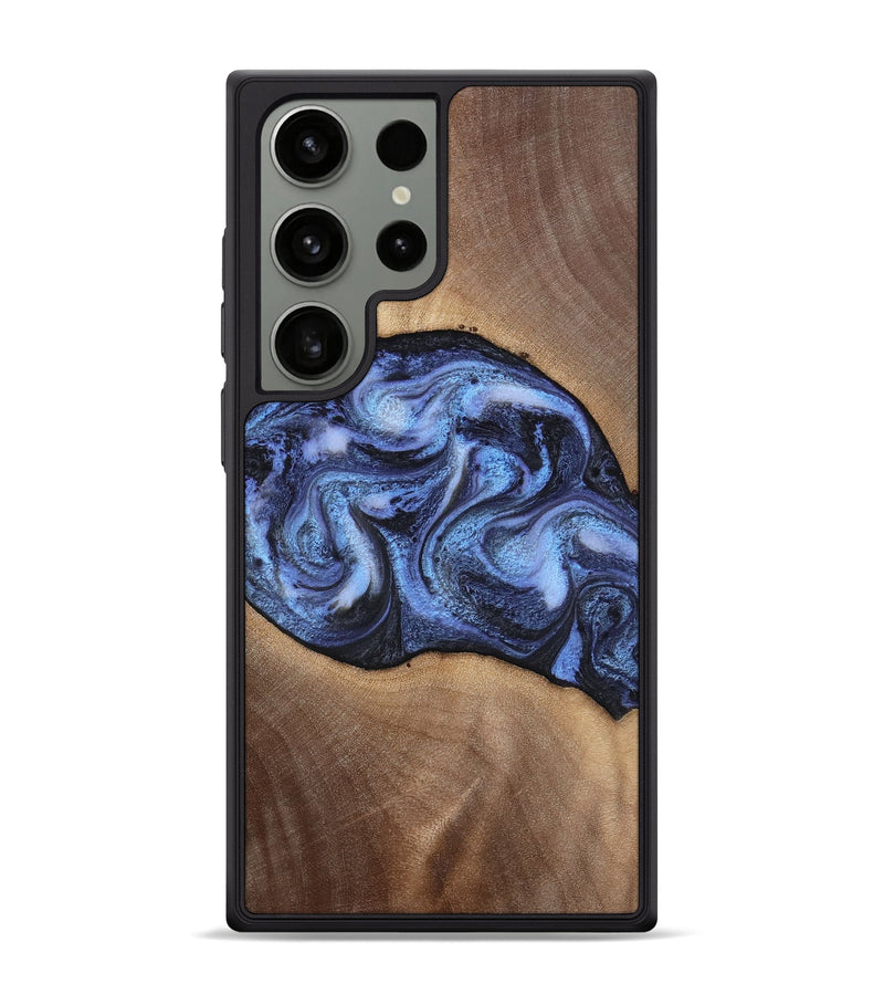 Galaxy S24 Ultra Wood Phone Case - Destini (Blue, 813803)
