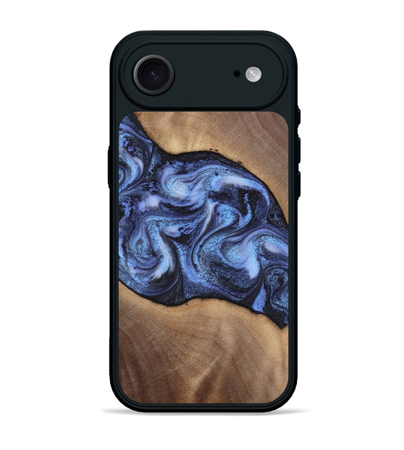 iPhone 17 Air Wood Phone Case - Destini (Blue, 813803)