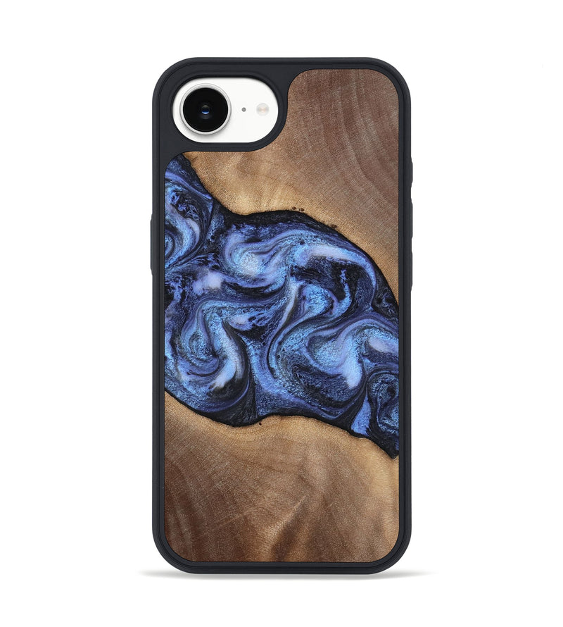 iPhone 17e Wood Phone Case - Destini (Blue, 813803)