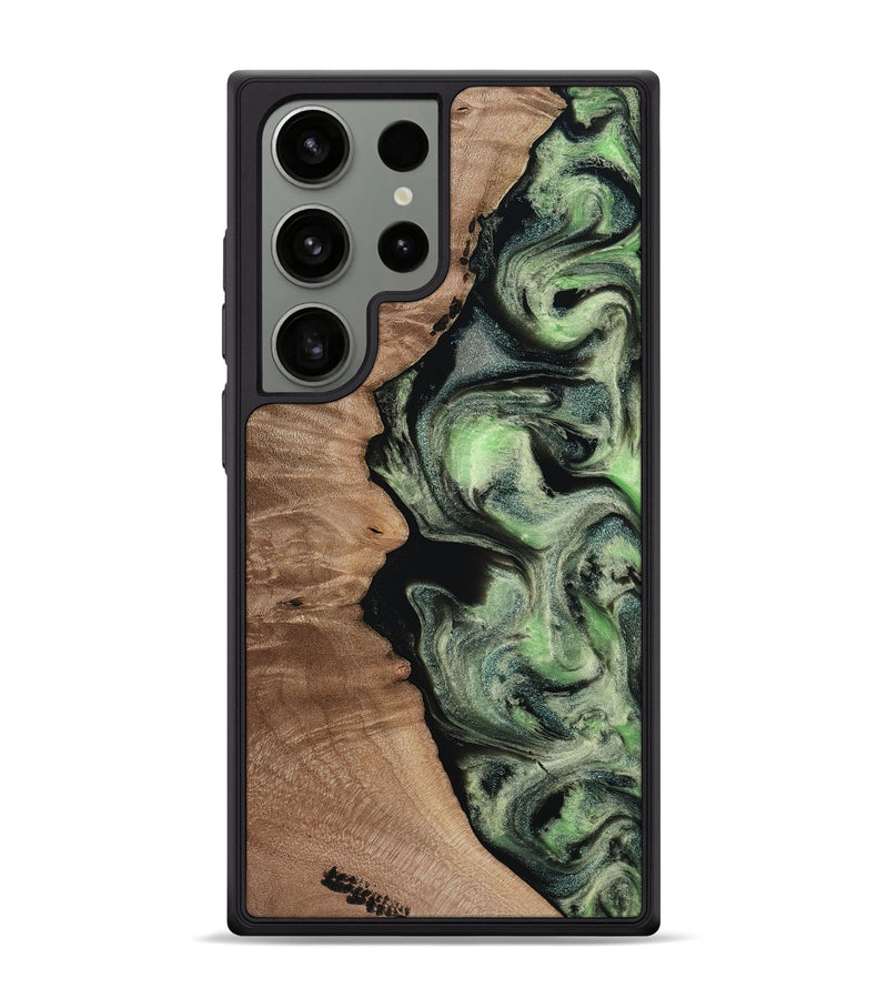 Galaxy S24 Ultra Wood Phone Case - Kathlyn (Green, 813805)
