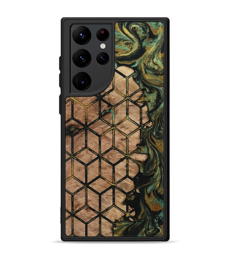 Galaxy S22 Ultra Wood Phone Case - Mildred (Pattern, 813817)