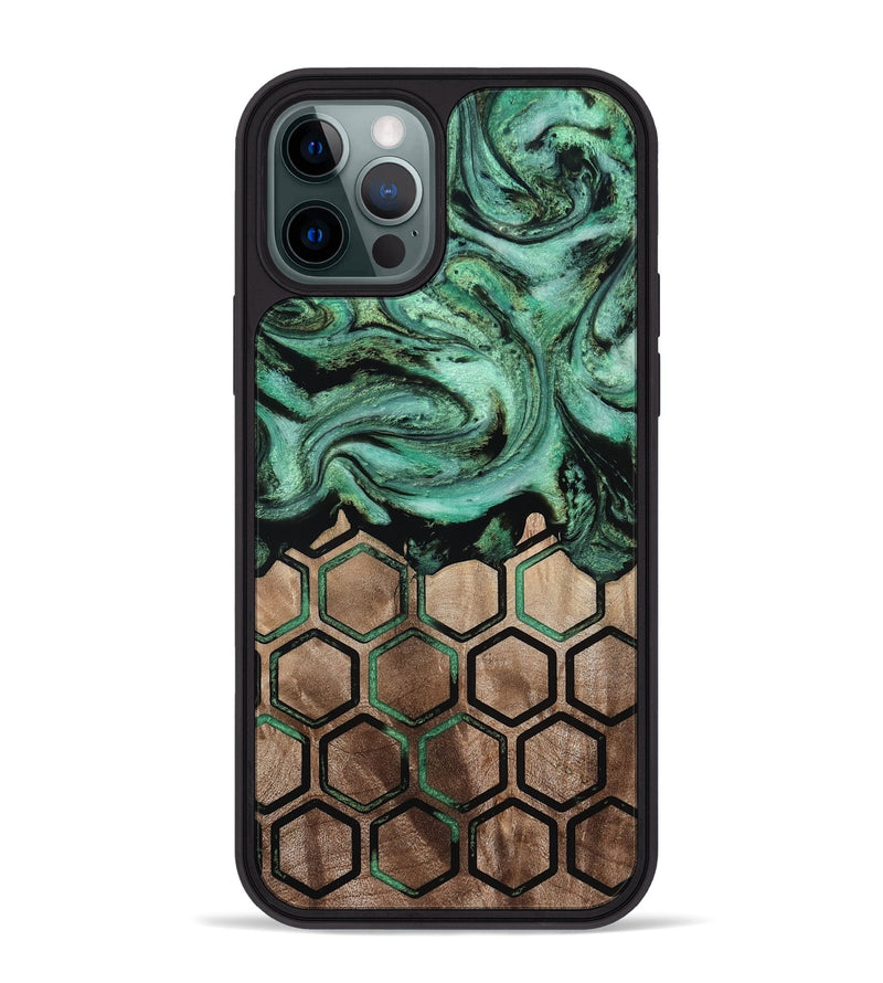 iPhone 12 Pro Max Wood Phone Case - Ayana (Pattern, 813828)