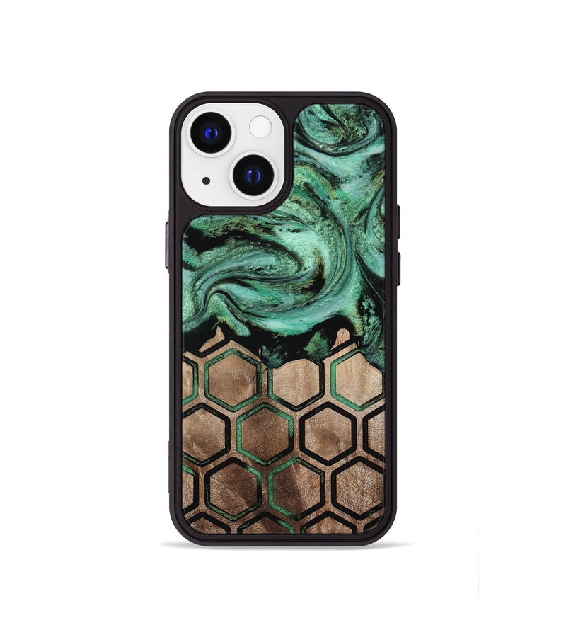 iPhone 13 mini Wood Phone Case - Ayana (Pattern, 813828)
