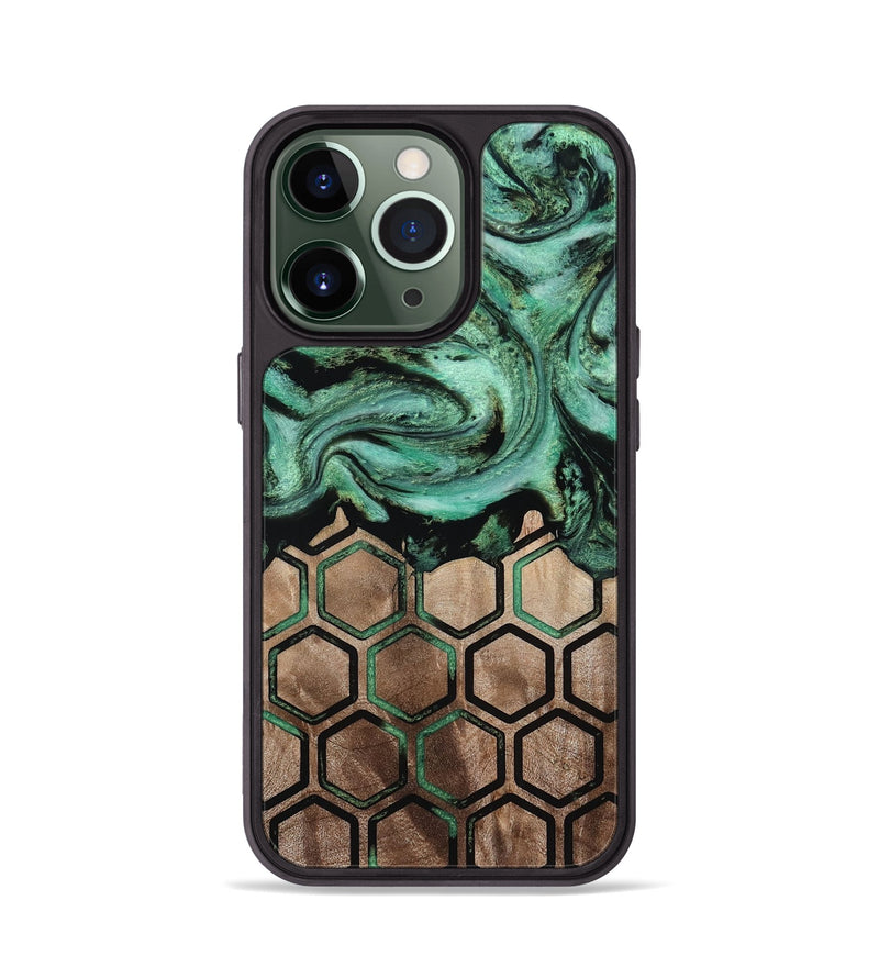 iPhone 13 Pro Wood Phone Case - Ayana (Pattern, 813828)