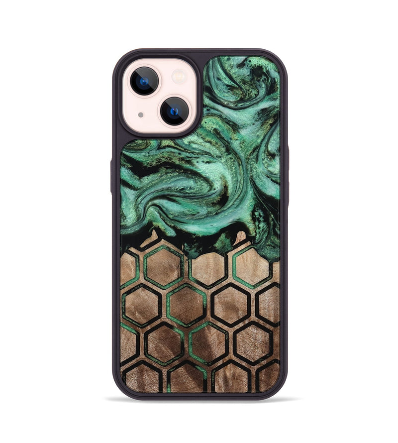 iPhone 14 Wood Phone Case - Ayana (Pattern, 813828)
