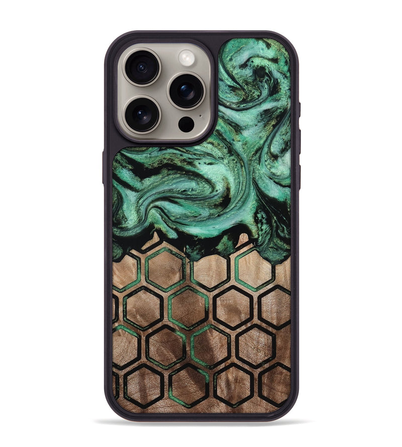 iPhone 15 Pro Max Wood Phone Case - Ayana (Pattern, 813828)