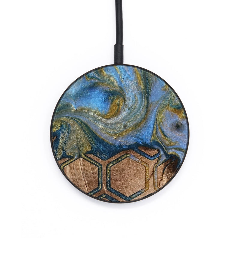 Circle Wood Wireless Charger - Tamera (Pattern, 813834)