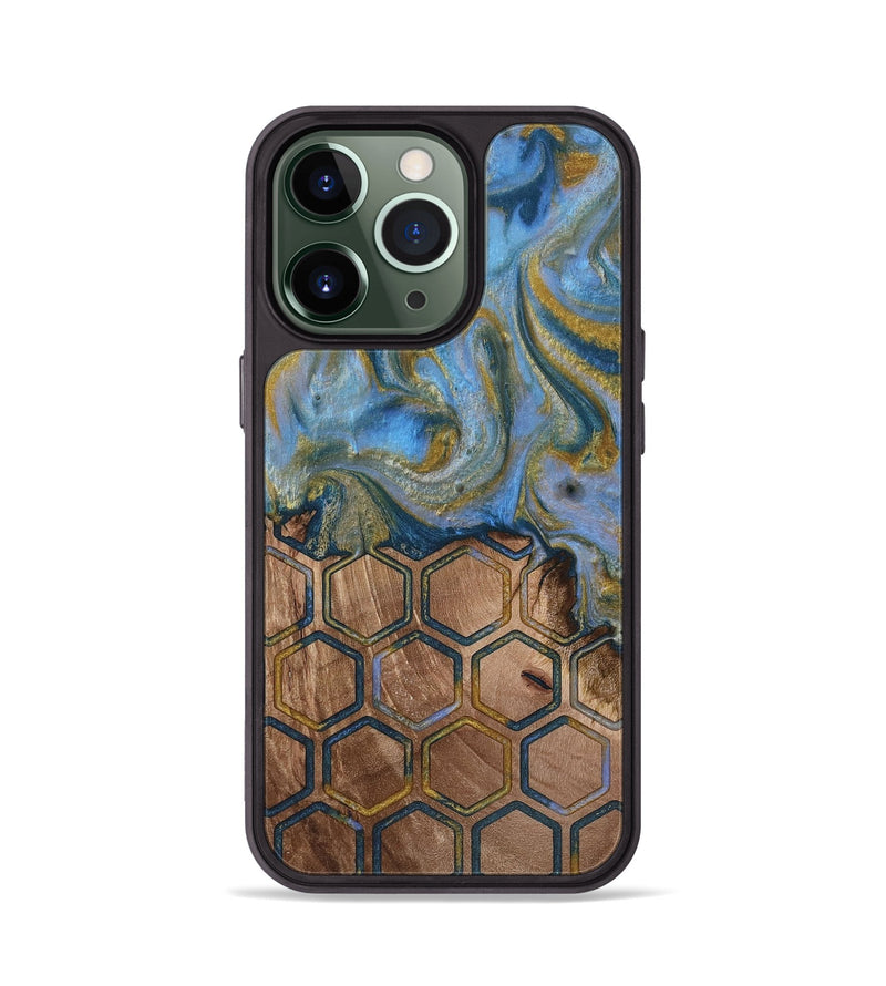 iPhone 13 Pro Wood Phone Case - Tamera (Pattern, 813834)