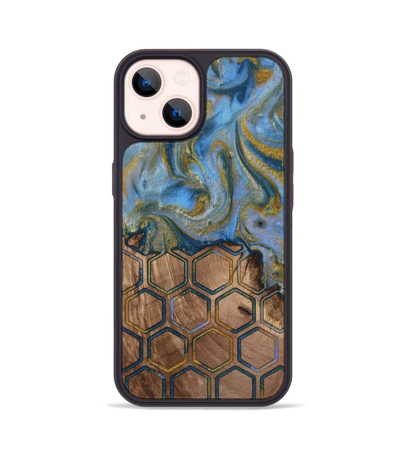 iPhone 14 Wood Phone Case - Tamera (Pattern, 813834)