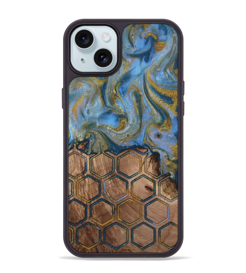 iPhone 15 Plus Wood Phone Case - Tamera (Pattern, 813834)