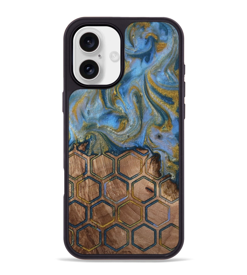 iPhone 16 Plus Wood Phone Case - Tamera (Pattern, 813834)