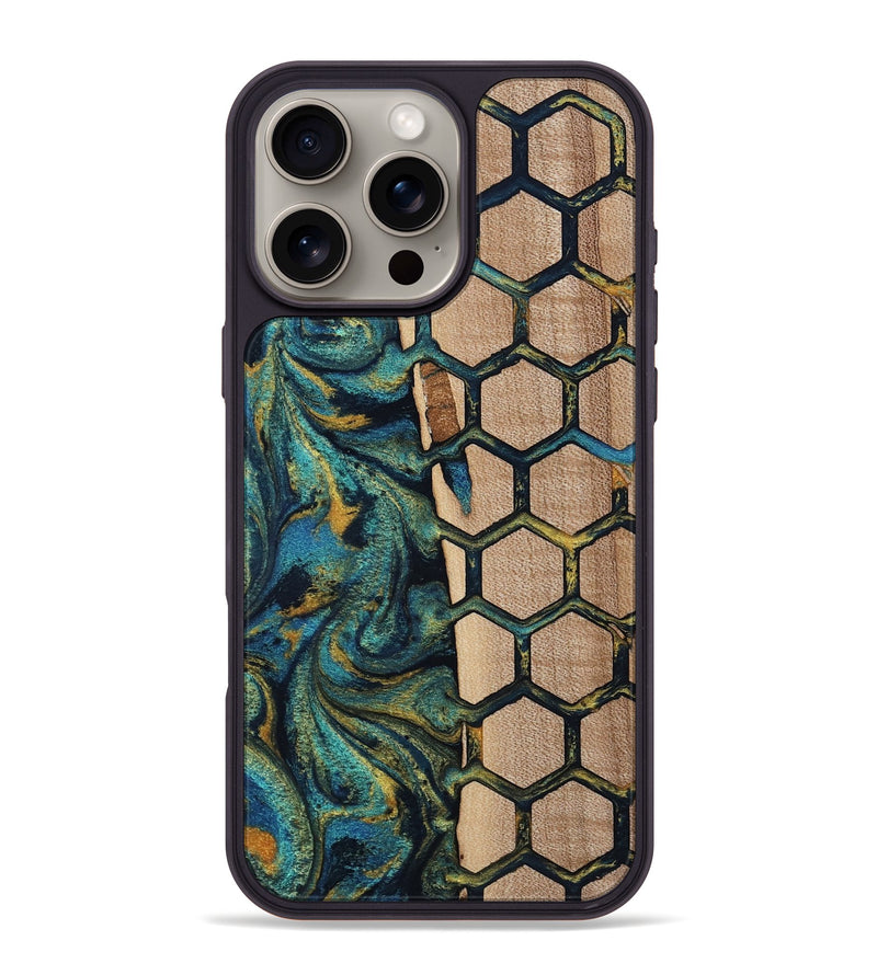 iPhone 16 Pro Max Wood Phone Case - Cierra (Pattern, 813838)