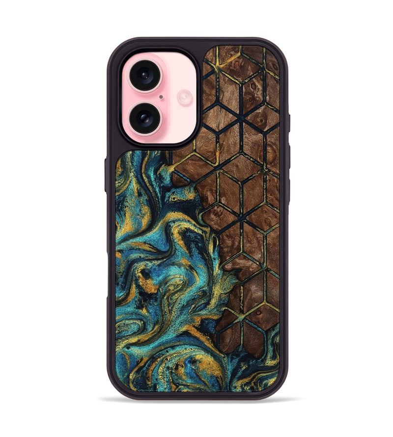 iPhone 16 Wood Phone Case - Jackie (Pattern, 813841)