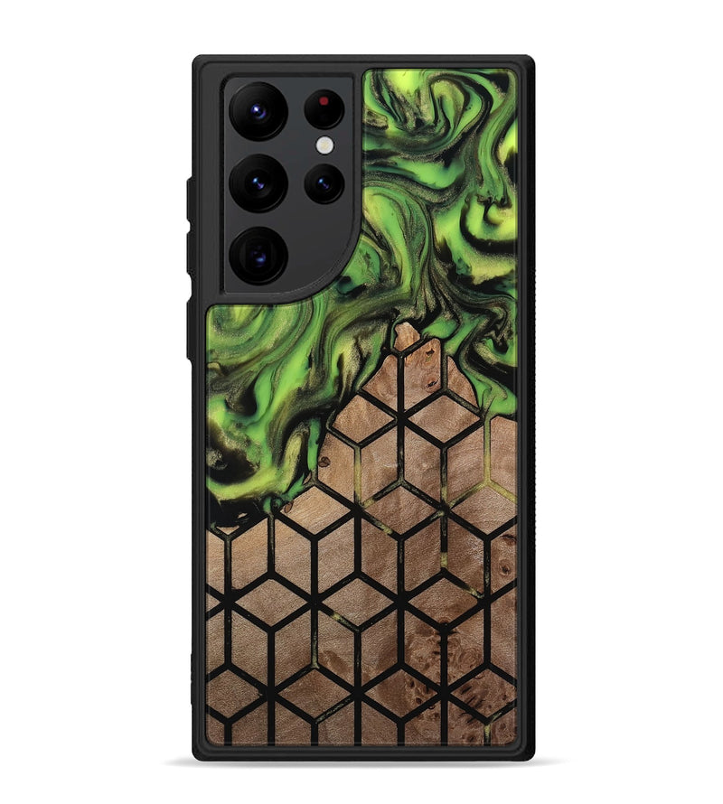Galaxy S22 Ultra Wood Phone Case - Janene (Pattern, 813845)