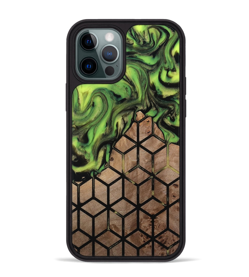 iPhone 12 Pro Max Wood Phone Case - Janene (Pattern, 813845)