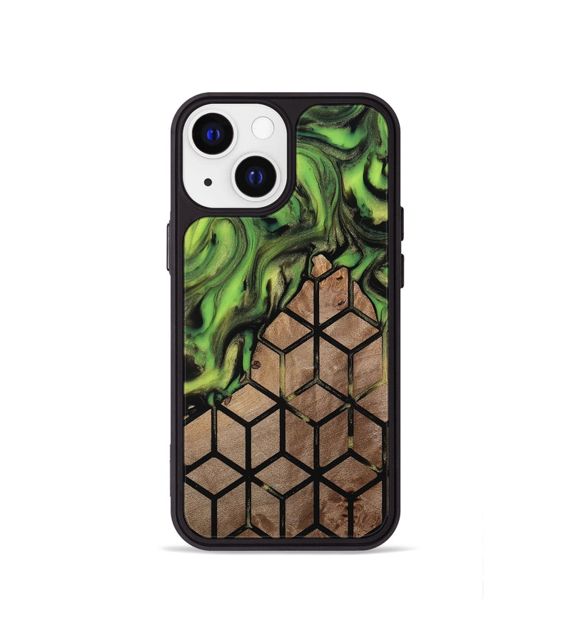 iPhone 13 mini Wood Phone Case - Janene (Pattern, 813845)