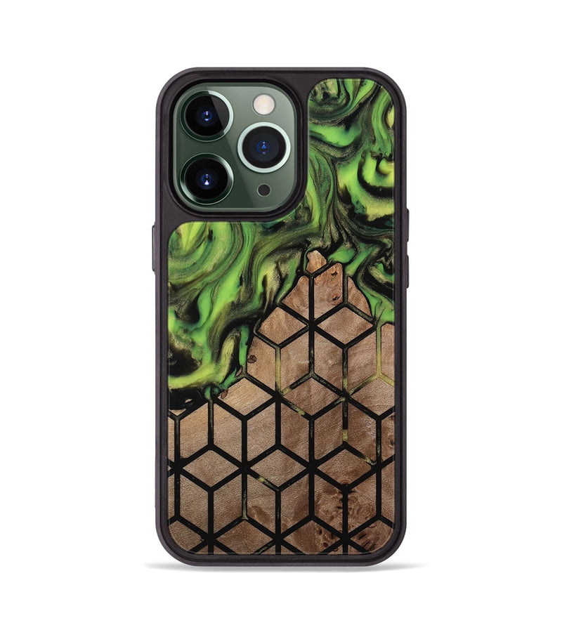 iPhone 13 Pro Wood Phone Case - Janene (Pattern, 813845)