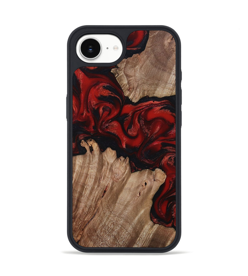 iPhone 16e Wood Phone Case - Maurine (Red, 813862)
