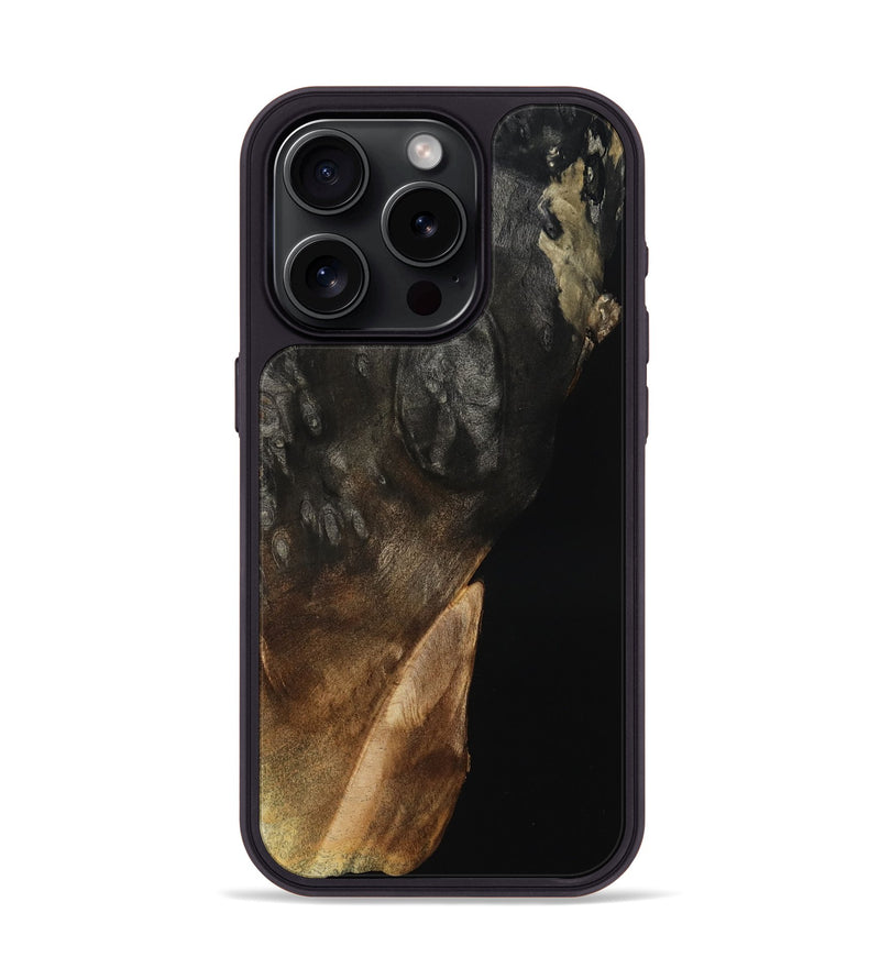 iPhone 15 Pro Wood Phone Case - Salem (Wood Burl, 813891)