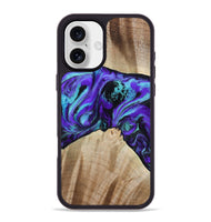 iPhone 16 Plus Wood Phone Case - Blaine (Purple, 813893)