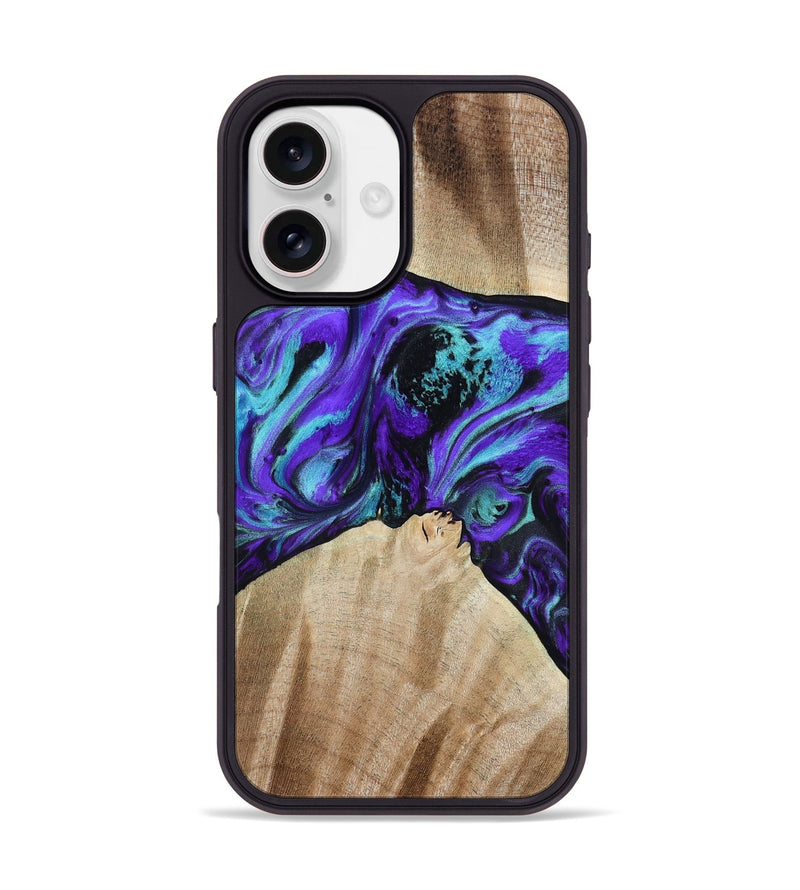 iPhone 17 Wood Phone Case - Blaine (Purple, 813893)
