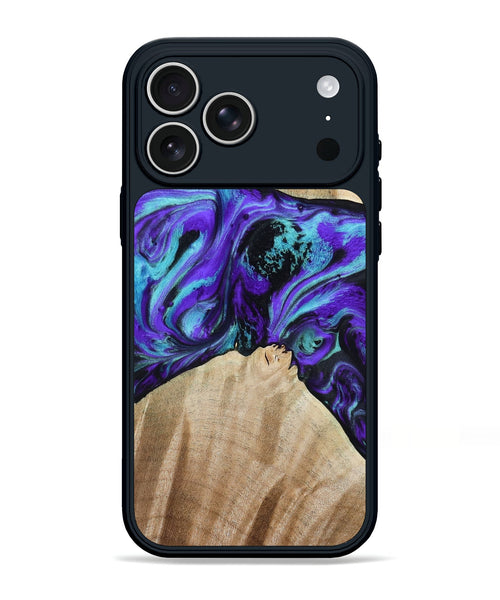 iPhone 17 Pro Max Wood Phone Case - Blaine (Purple, 813893)