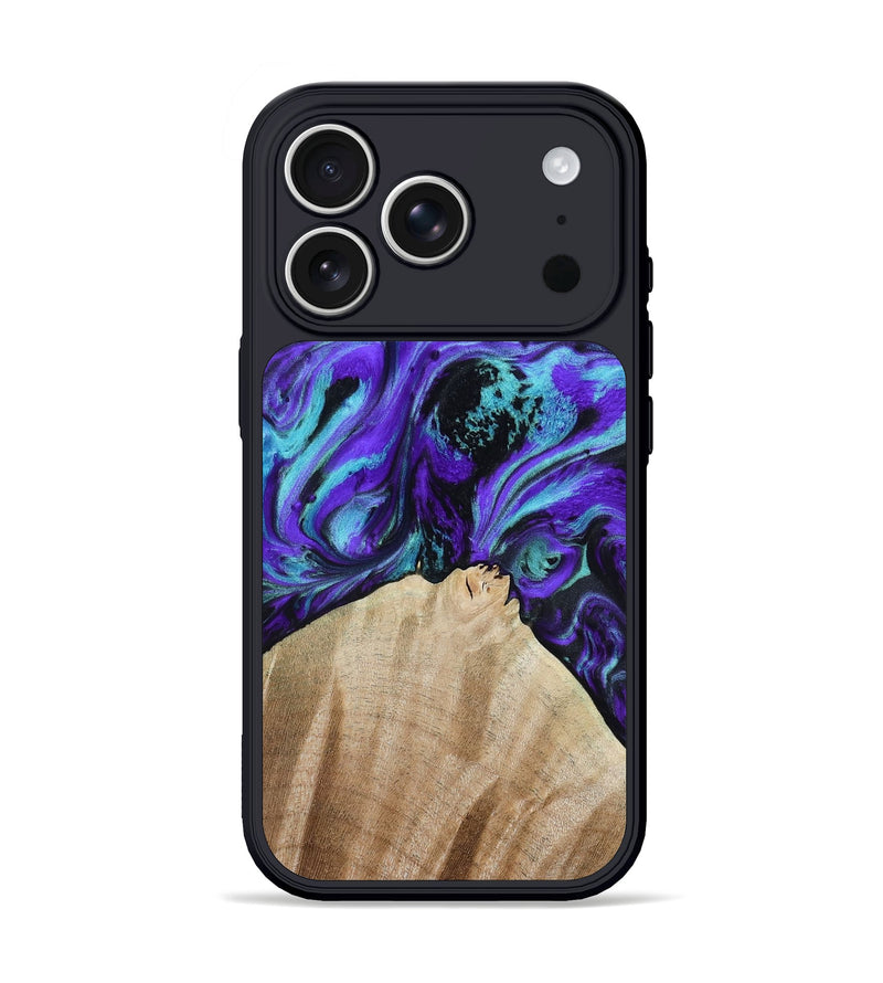 iPhone 17 Pro Wood Phone Case - Blaine (Purple, 813893)