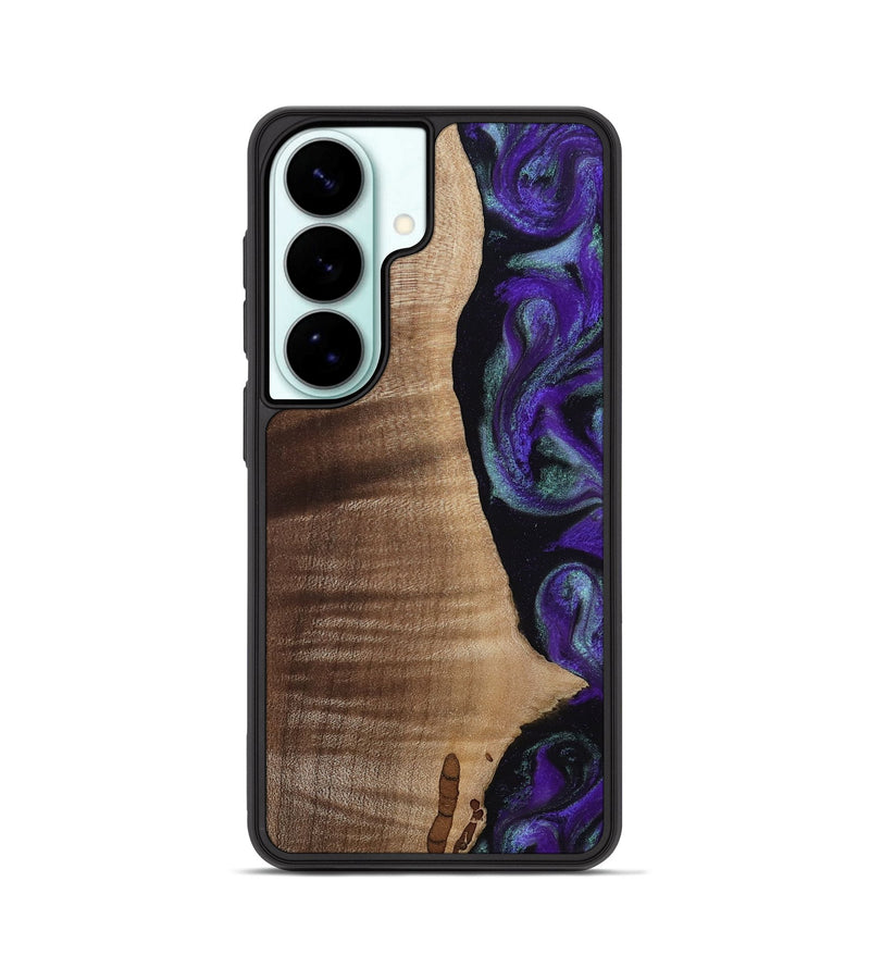 Galaxy S26 Wood Phone Case - Peggy (Purple, 813894)