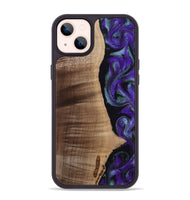 iPhone 14 Plus Wood Phone Case - Peggy (Purple, 813894)