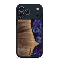 iPhone 17 Pro Max Wood Phone Case - Peggy (Purple, 813894)