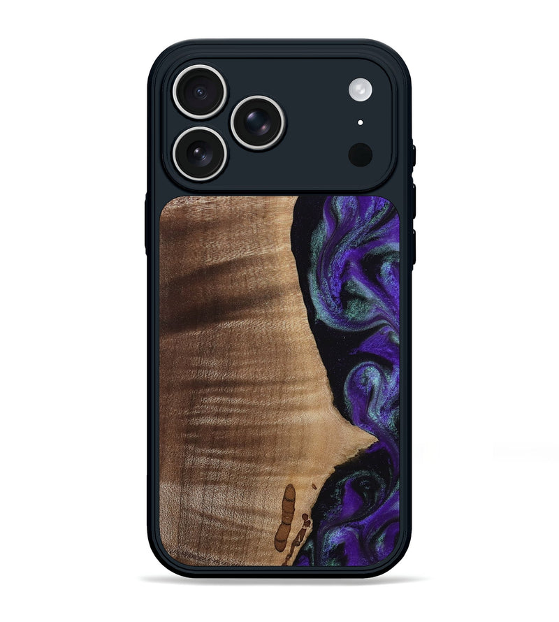 iPhone 17 Pro Max Wood Phone Case - Peggy (Purple, 813894)