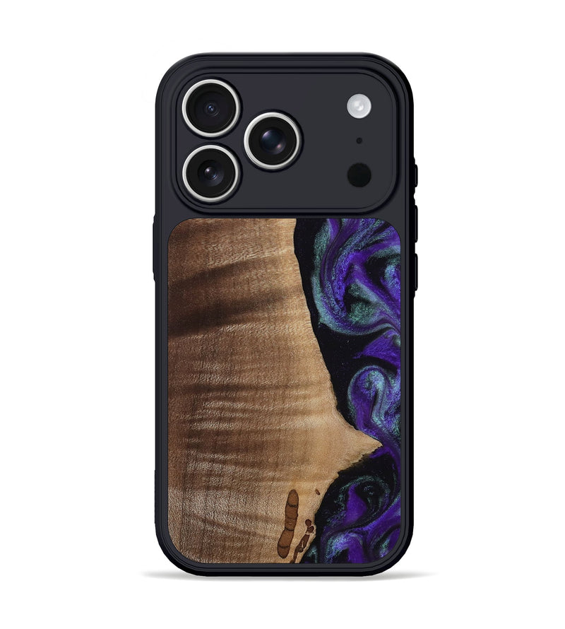iPhone 17 Pro Wood Phone Case - Peggy (Purple, 813894)