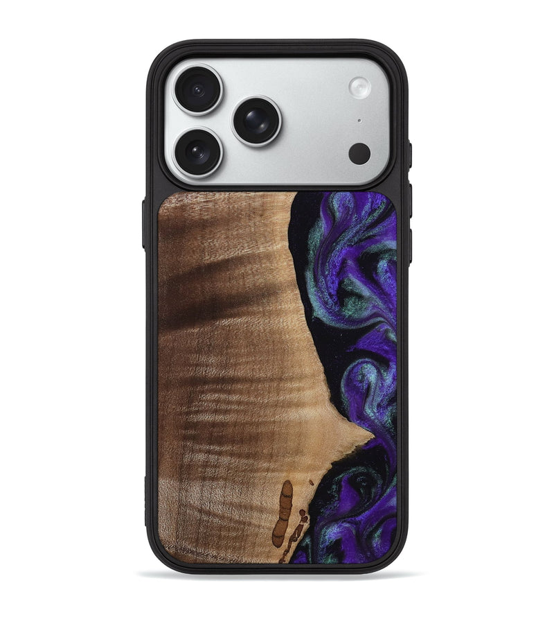 iPhone 18 Pro Max Wood Phone Case - Peggy (Purple, 813894)