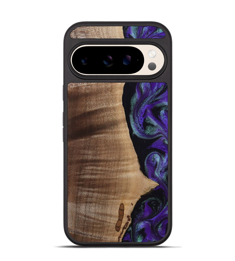 Pixel 10 Pro Wood Phone Case - Peggy (Purple, 813894)