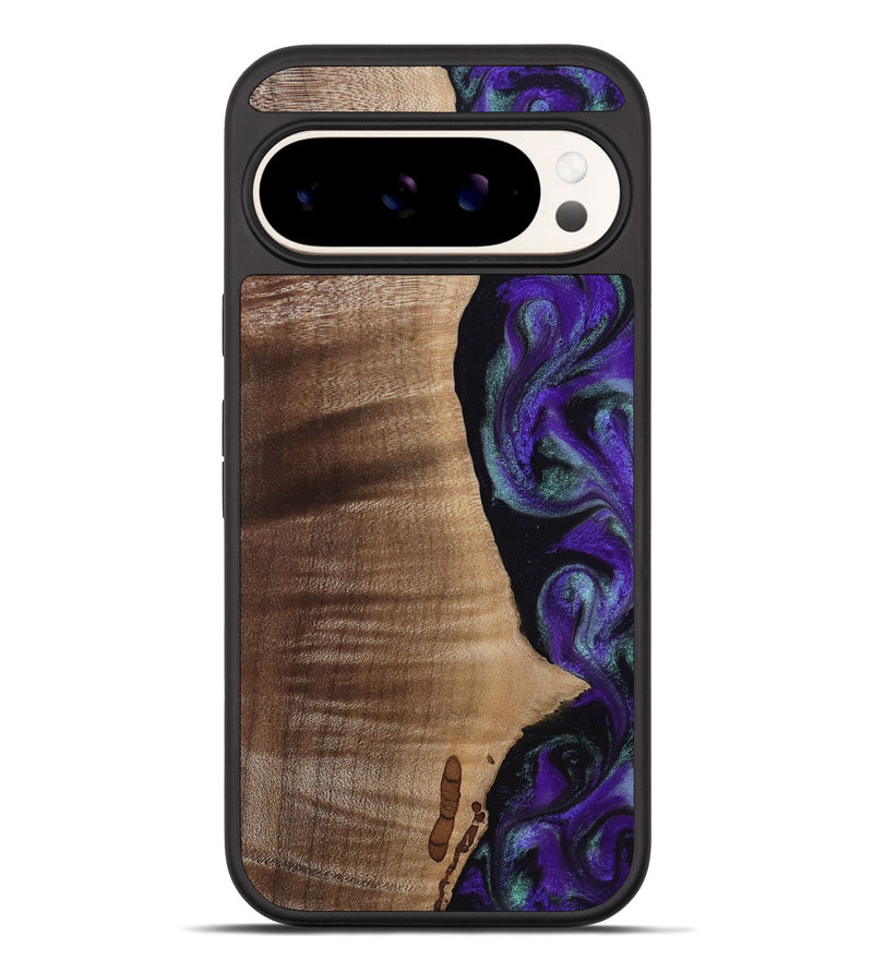 Pixel 10 Pro XL Wood Phone Case - Peggy (Purple, 813894)