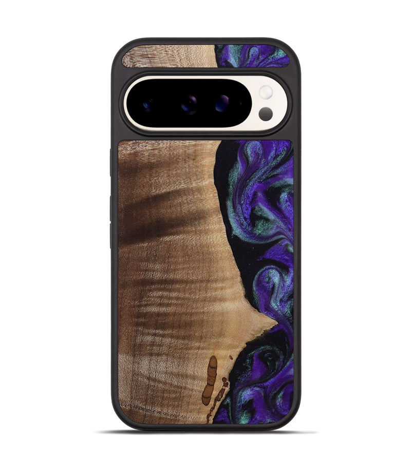Pixel 9 Pro Wood Phone Case - Peggy (Purple, 813894)