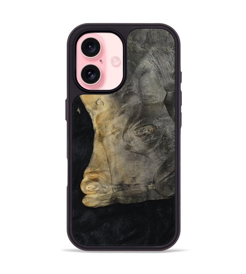 iPhone 16 Wood Phone Case - Arlie (Wood Burl, 813916)